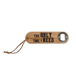 Flesopener The Only Tool I Needhout 4,5x16x1cm