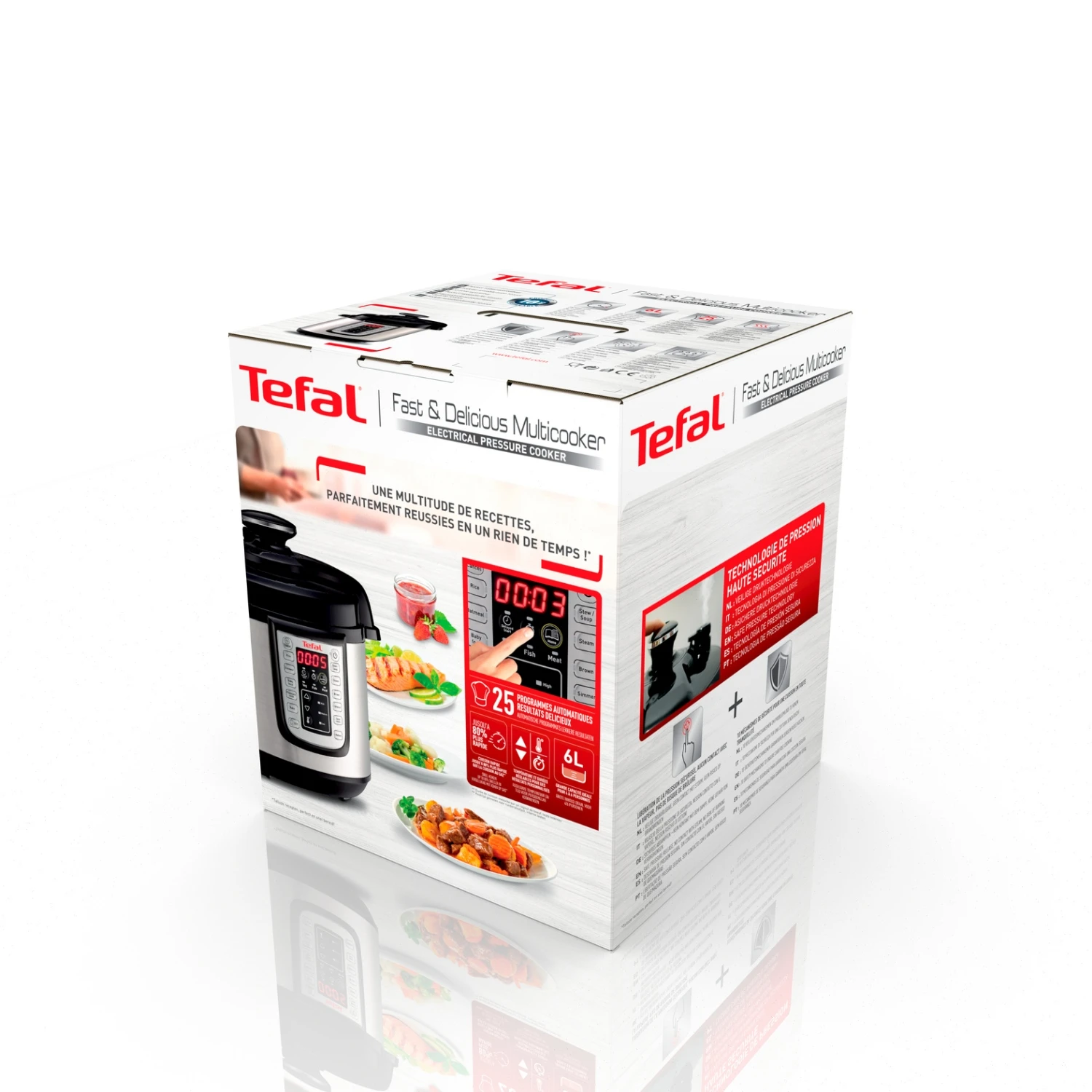 Tefal All-in-One Slowcooker, Multicooker EnSnelkookpan 4 Tefal All-in-One Slowcooker, Multicooker EnSnelkookpan - Afbeelding 2