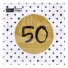 Servetten 50th Birthday 33x33 Cm -Aanbiedingen Keuken Slim Winkel 5ecf4f690fc0ddc45f9f890ee4f4f63b