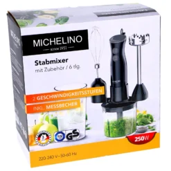 Staafmixer Set 6 Delig 250W -Aanbiedingen Keuken Slim Winkel 78e81c5c9259fb3874904597befc5f29
