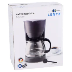 Koffiezetapparaat 1,25L Zwart 750W 11 Koffiezetapparaat 1,25L Zwart 750W -Aanbiedingen Keuken Slim Winkel bb7a545f64dcbc170ce5ff023bb39618