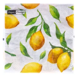 Servetten Citrus 33x33 Cm