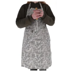 Schort Grijs + Tekst -Aanbiedingen Keuken Slim Winkel fde67c9a1b47df1be4e80be59b9197b2